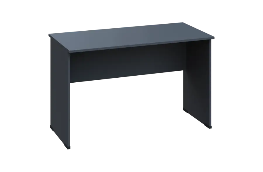 EPL 26 - 12 stůl kancelářský, dřevěná podnož, deska 25 mm, široký 1200 mm, antracit